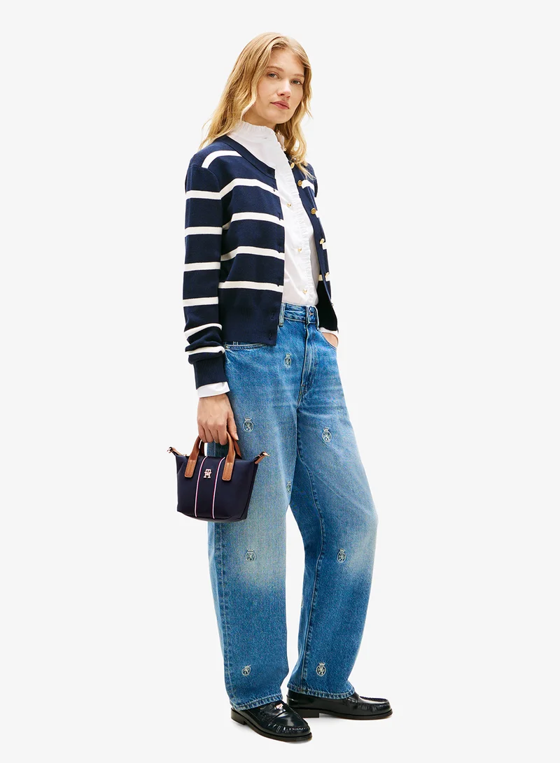 تومي هيلفيغر Signature Crossbody Tote Bag